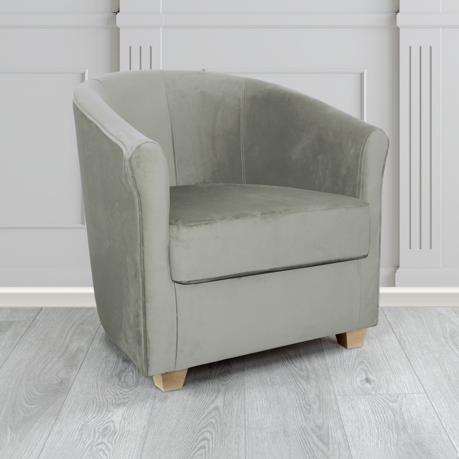 Cannes Tub Chair in Monaco Velvet Fabric