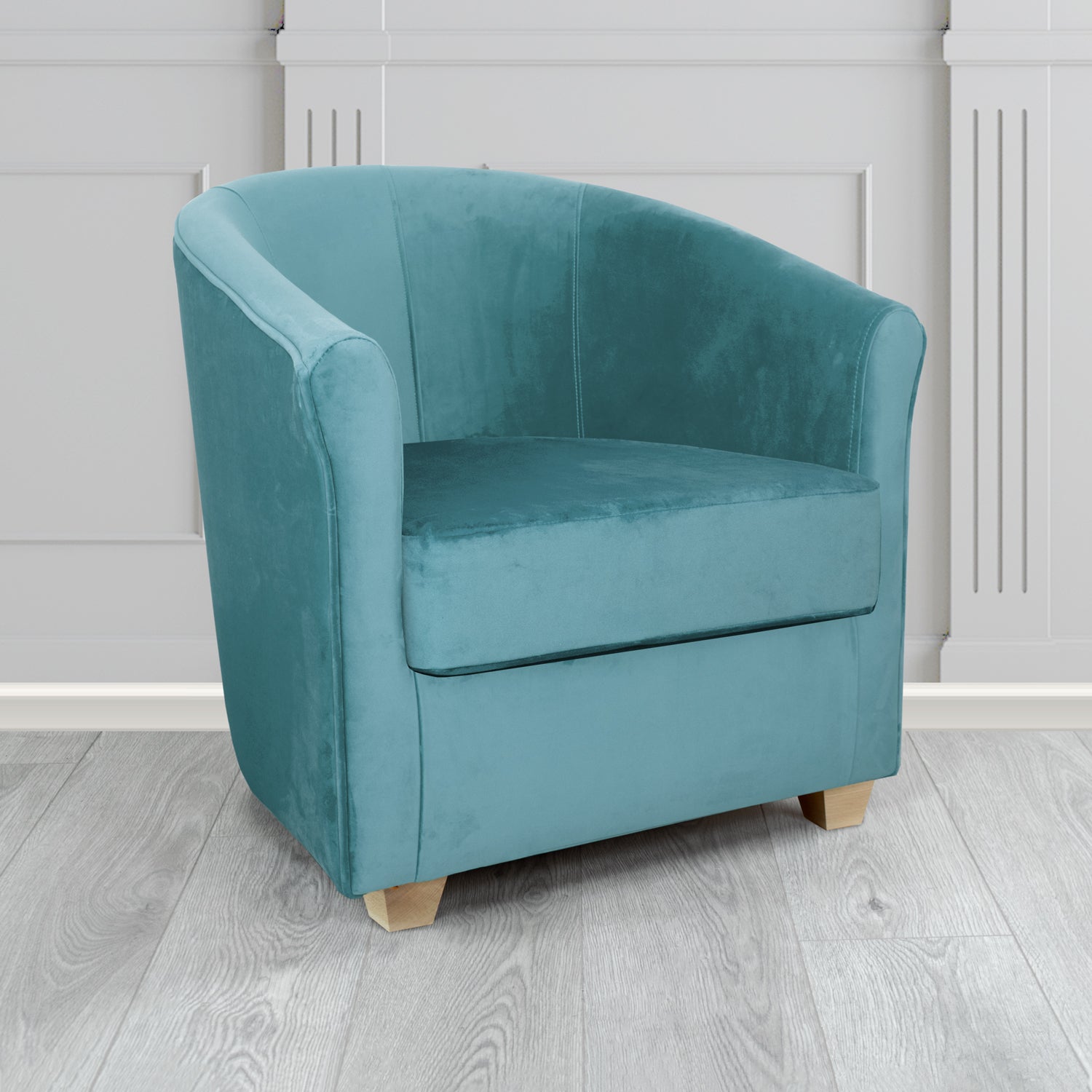 Cannes Tub Chair in Monaco Velvet Fabric