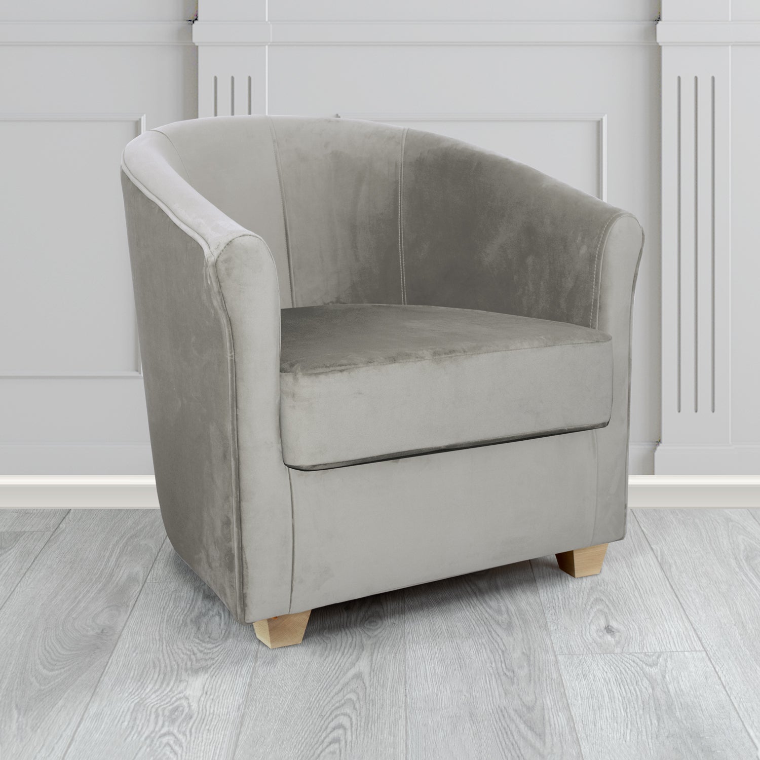 Cannes Tub Chair in Monaco Velvet Fabric