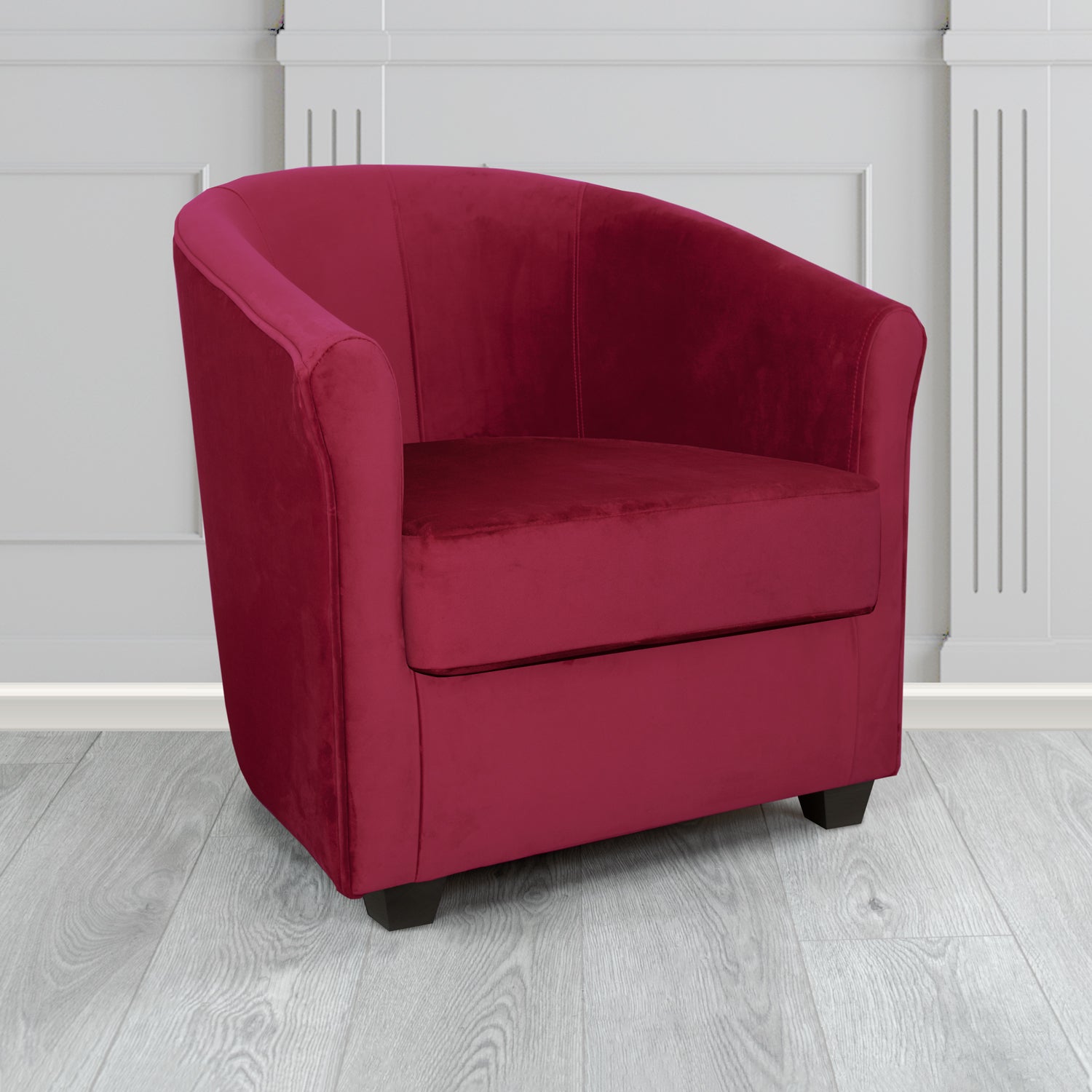 Cannes Tub Chair in Monaco Velvet Fabric