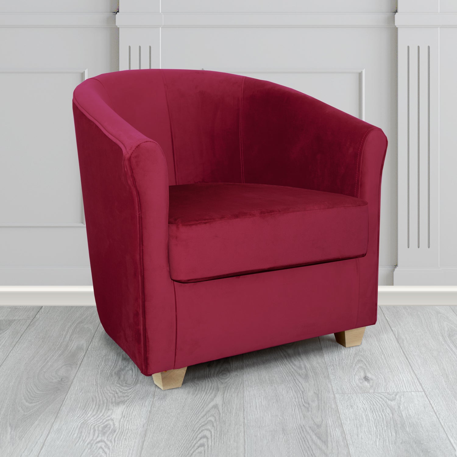 Cannes Tub Chair in Monaco Velvet Fabric