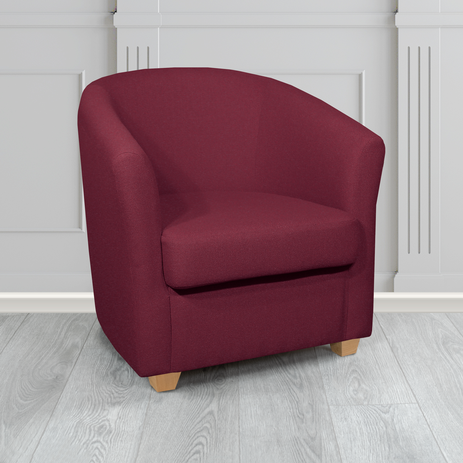 Cannes Tub Chair in Camira Mainline Plus Crib 5 Fabric