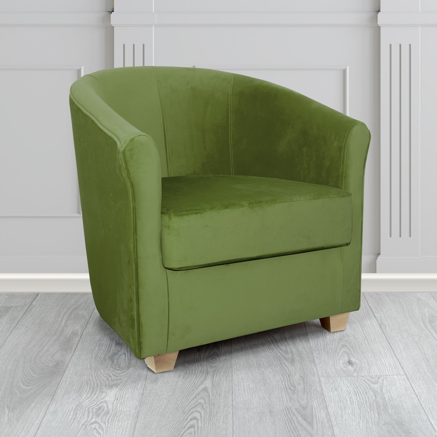Cannes Tub Chair in Sapore Velvet Fabric