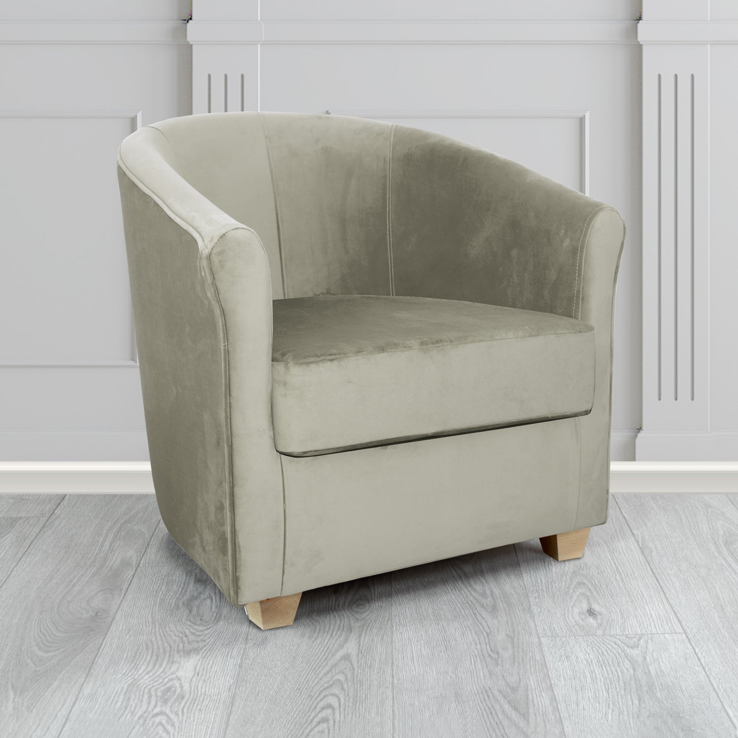 Cannes Tub Chair in Sapore Velvet Fabric