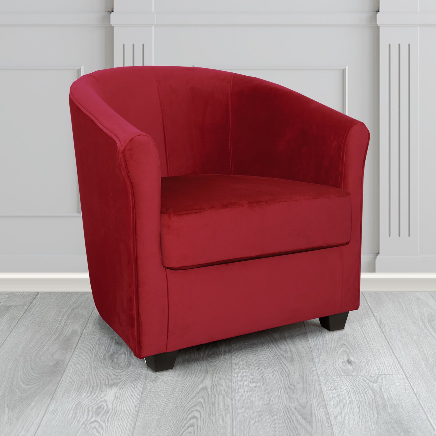 Cannes Tub Chair in Sapore Velvet Fabric