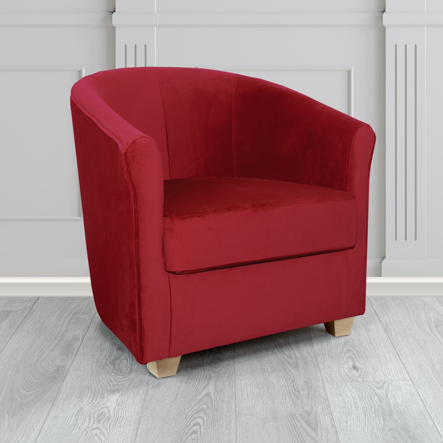 Cannes Tub Chair in Sapore Velvet Fabric