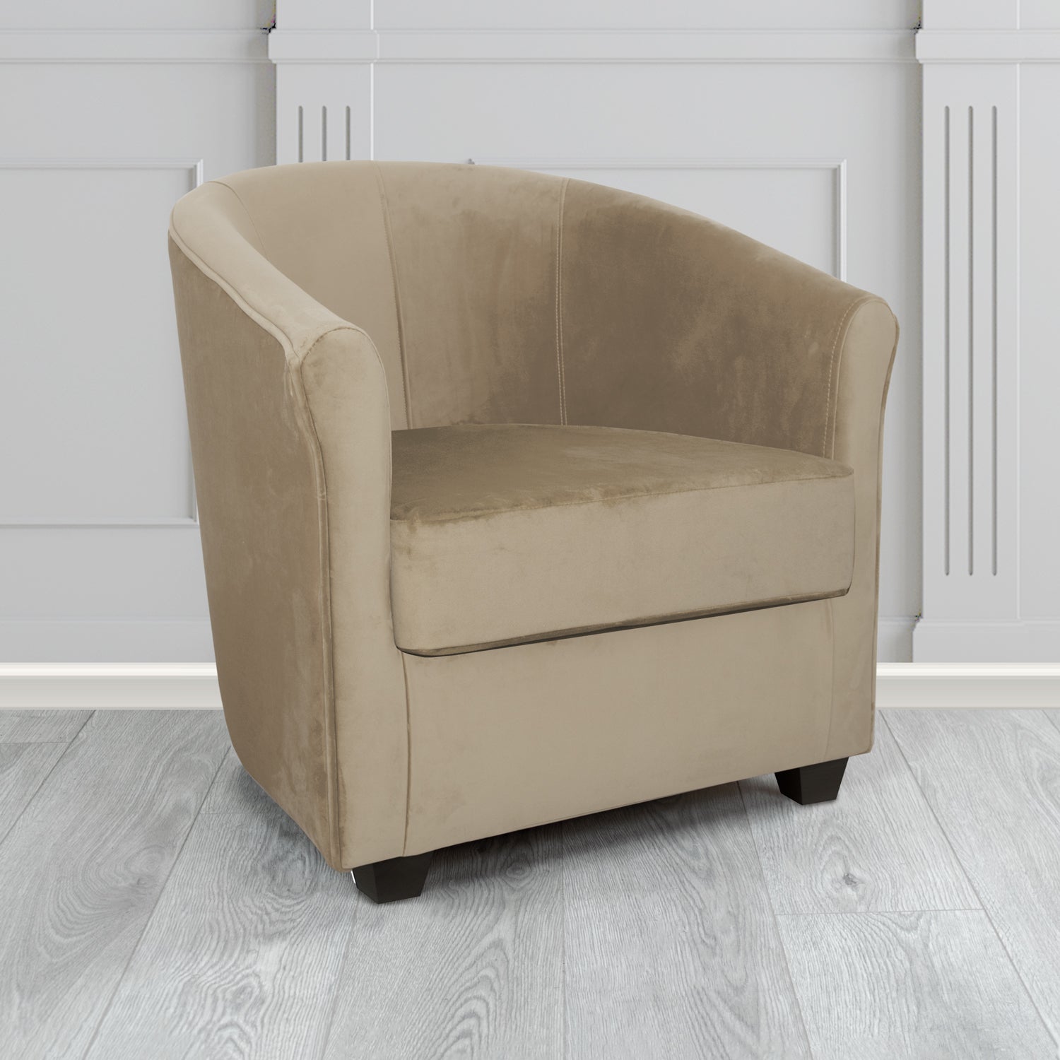 Cannes Tub Chair in Sapore Velvet Fabric