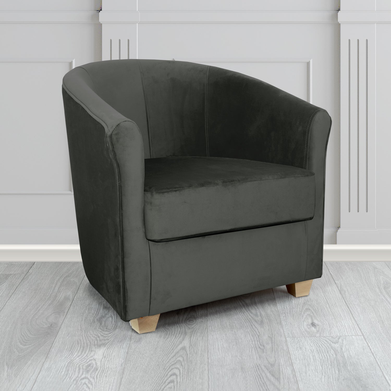Cannes Tub Chair in Sapore Velvet Fabric
