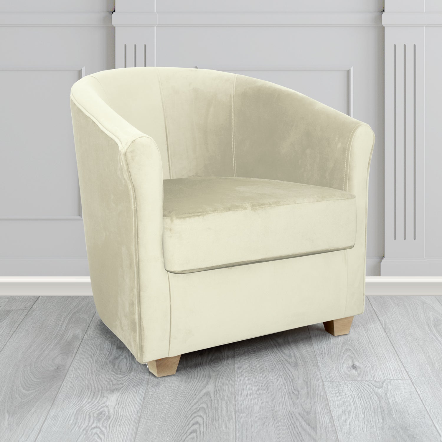 Cannes Tub Chair in Sapore Velvet Fabric