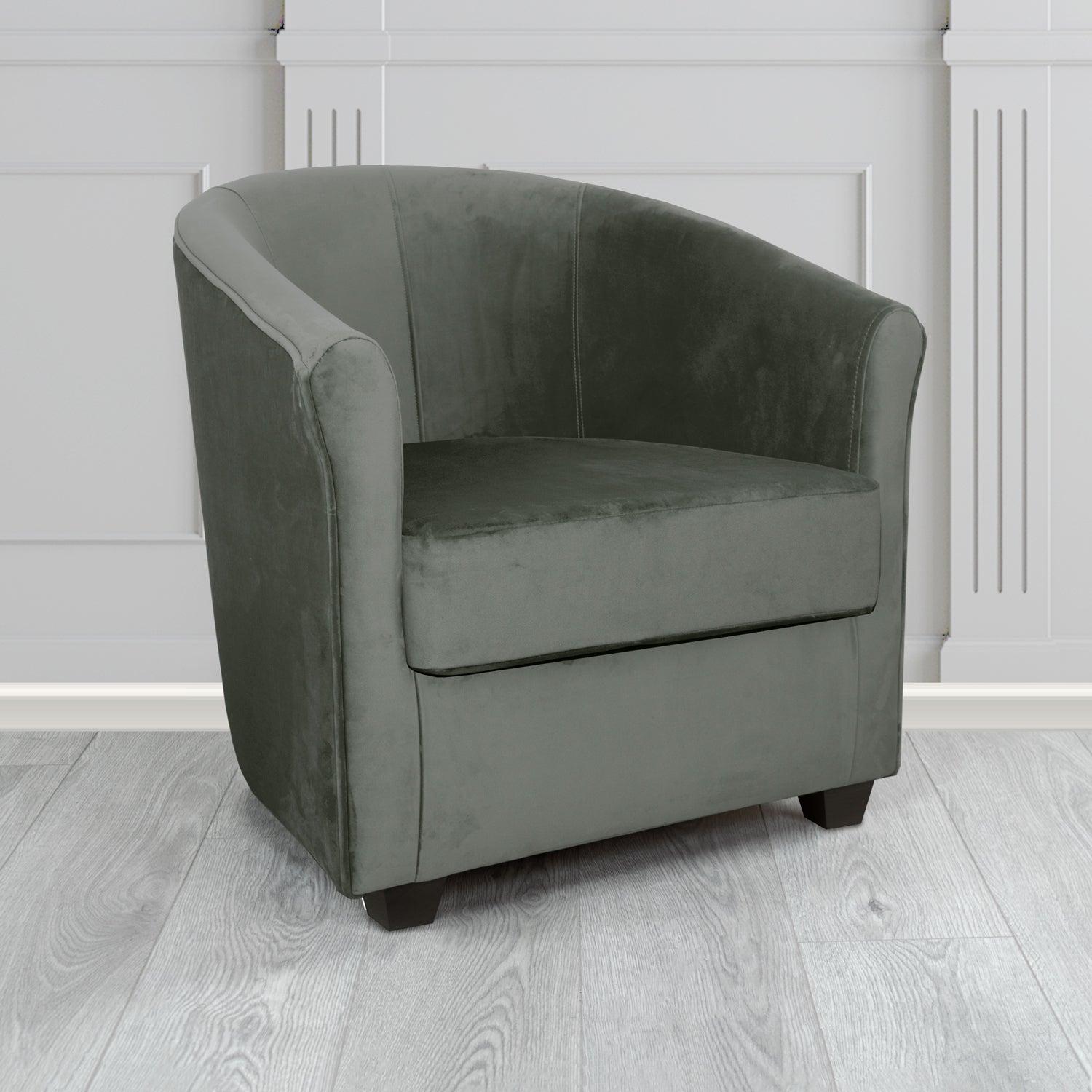 Cannes Tub Chair in Sapore Velvet Fabric