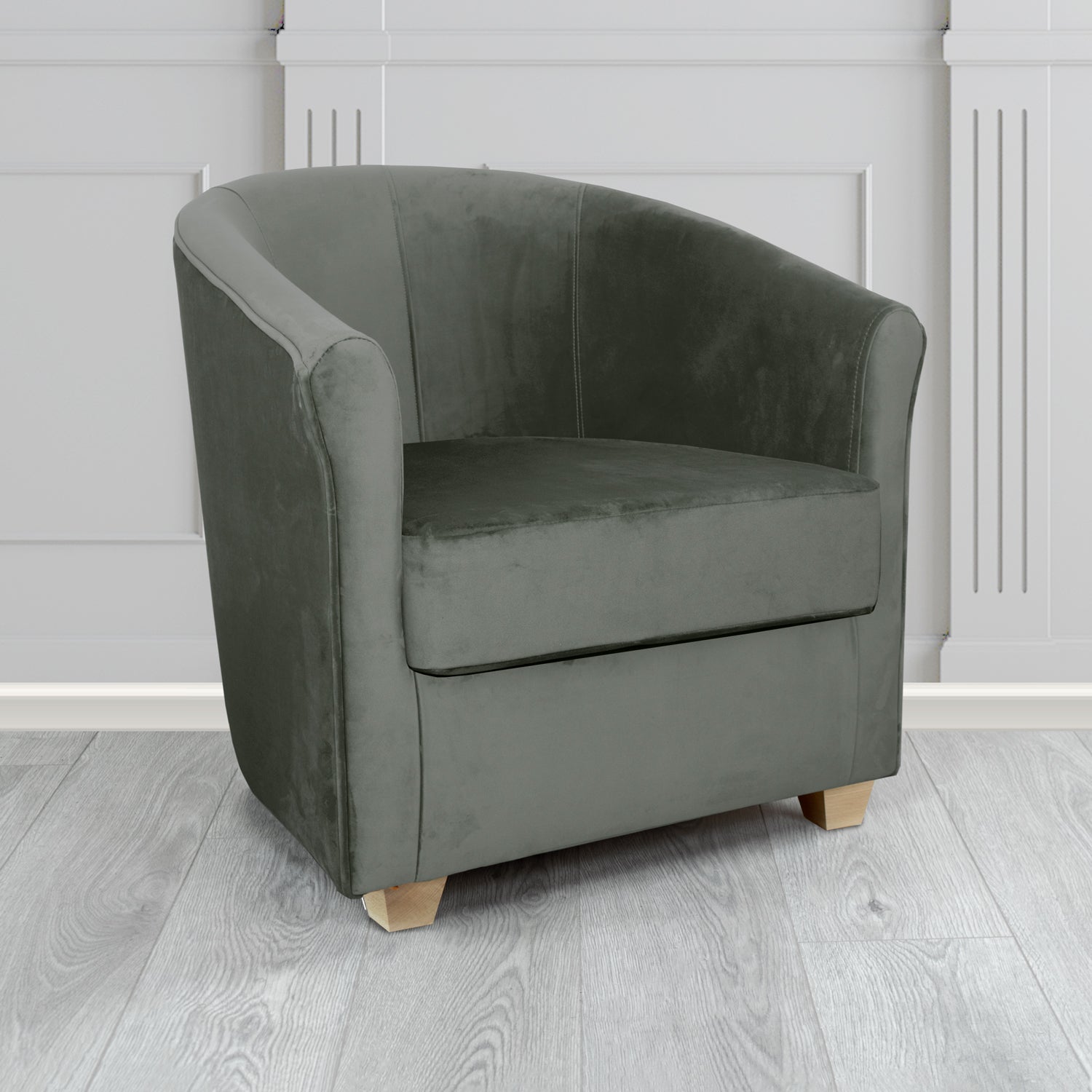 Cannes Tub Chair in Sapore Velvet Fabric