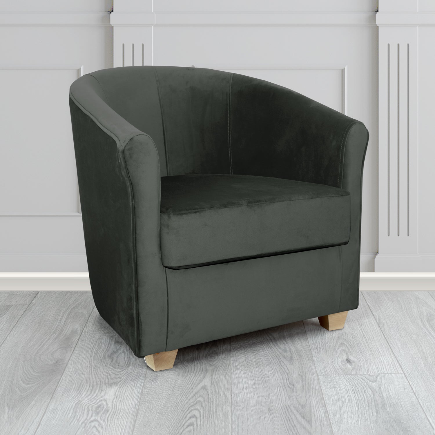 Cannes Tub Chair in Sapore Velvet Fabric