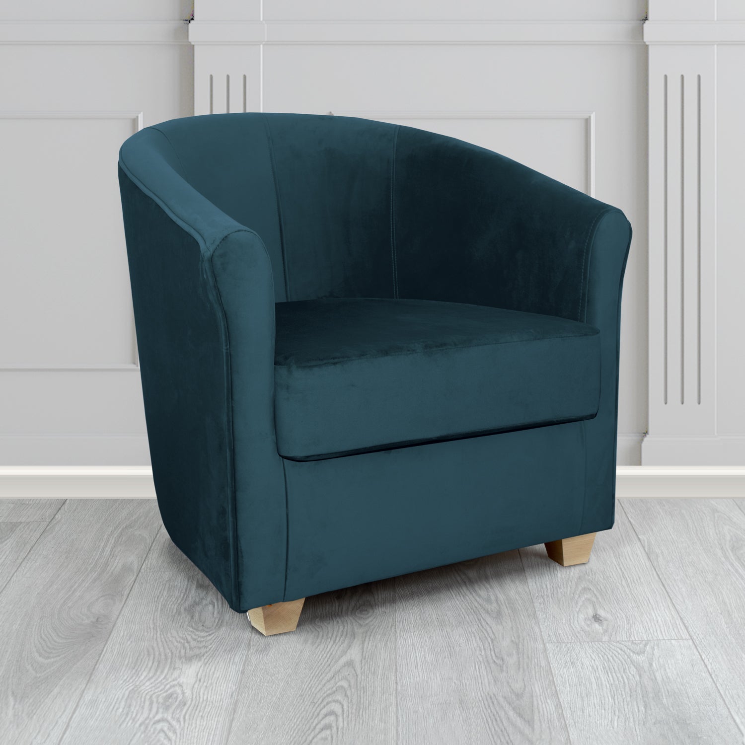 Cannes Tub Chair in Sapore Velvet Fabric