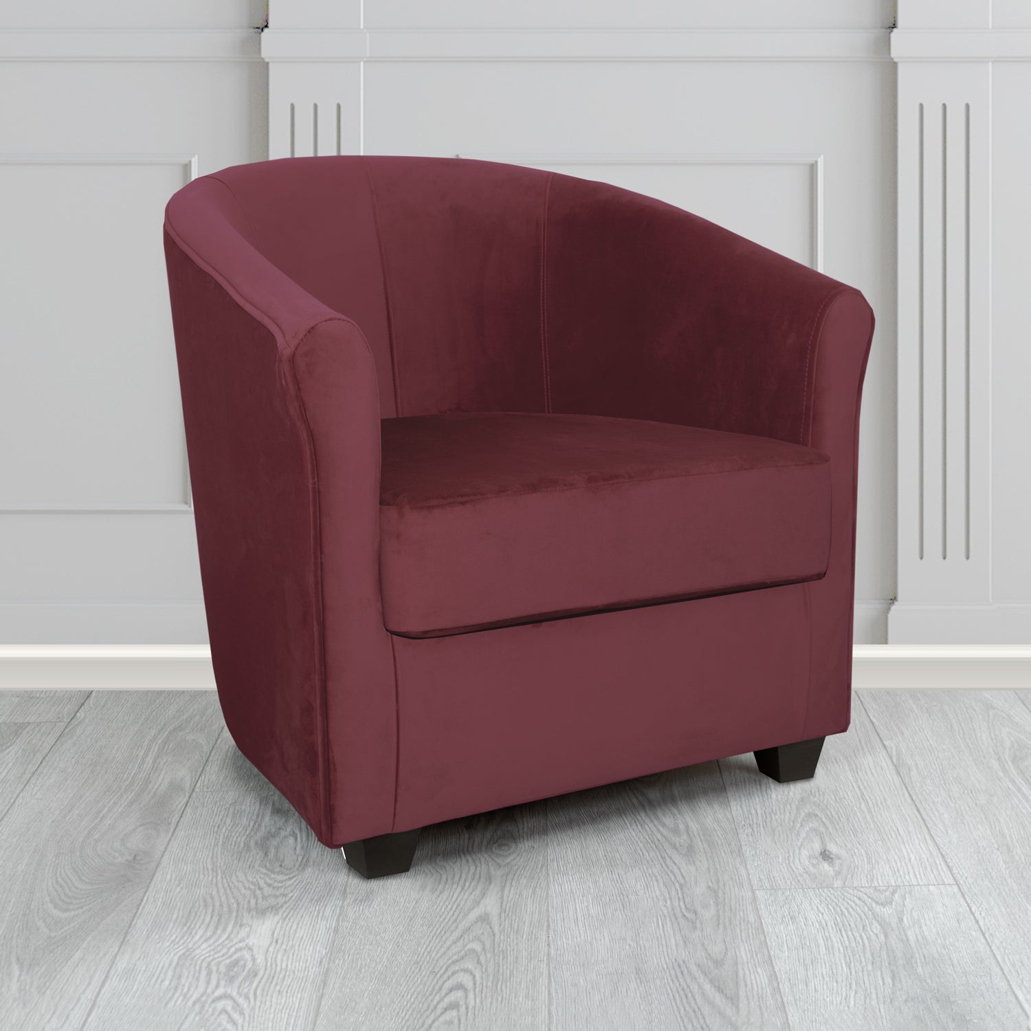 Cannes Tub Chair in Sapore Velvet Fabric