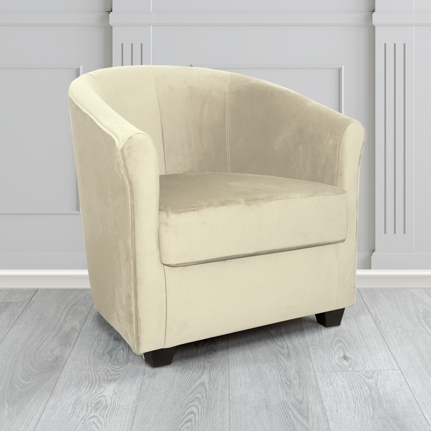 Cannes Tub Chair in Sapore Velvet Fabric
