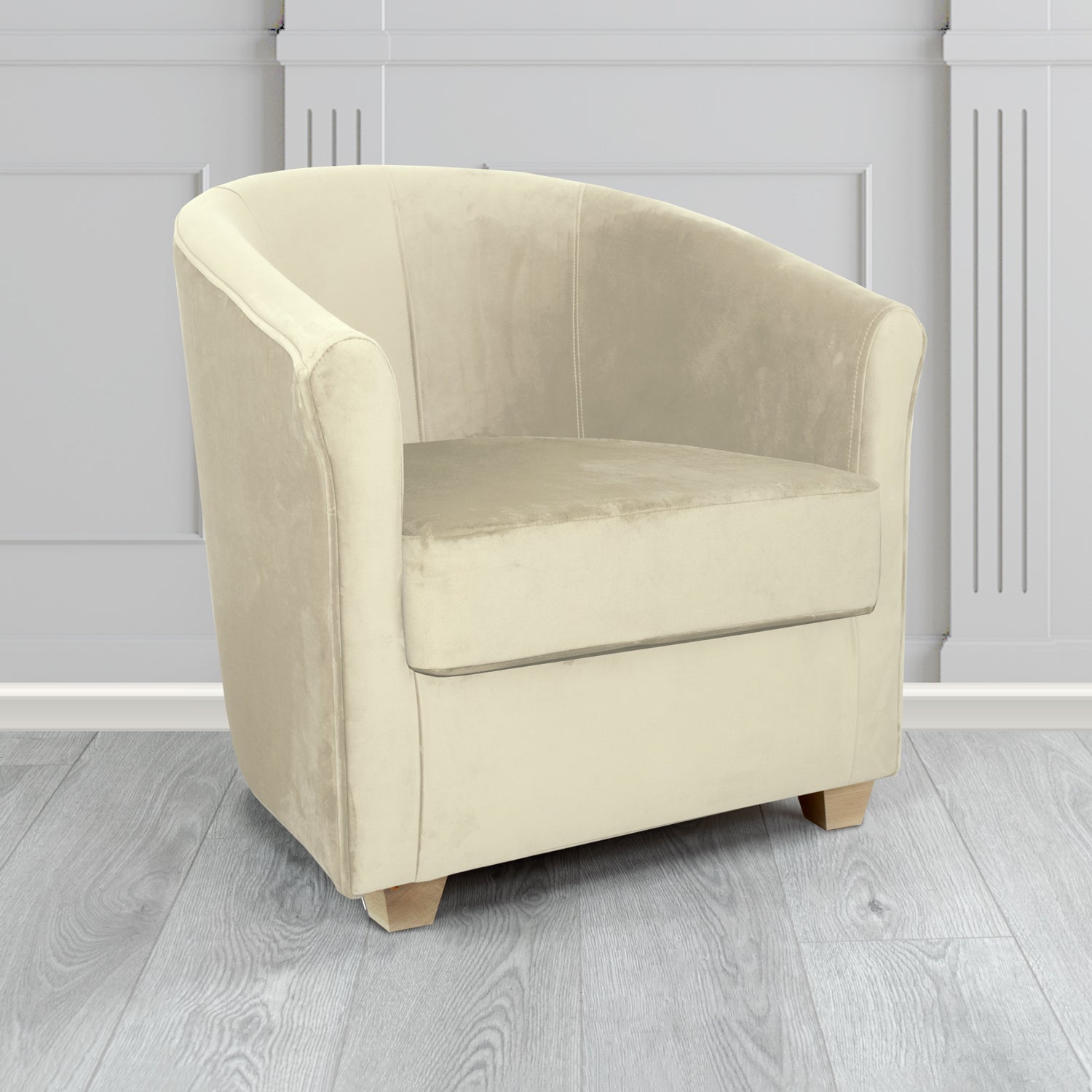 Cannes Tub Chair in Sapore Velvet Fabric