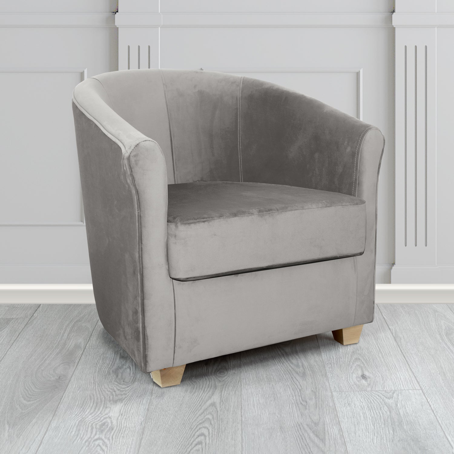 Cannes Tub Chair in Sapore Velvet Fabric
