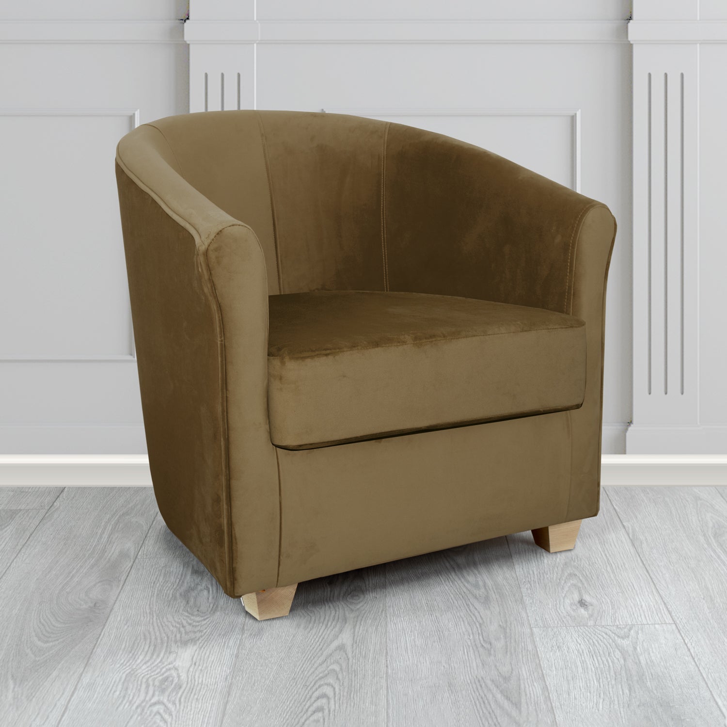 Cannes Tub Chair in Sapore Velvet Fabric