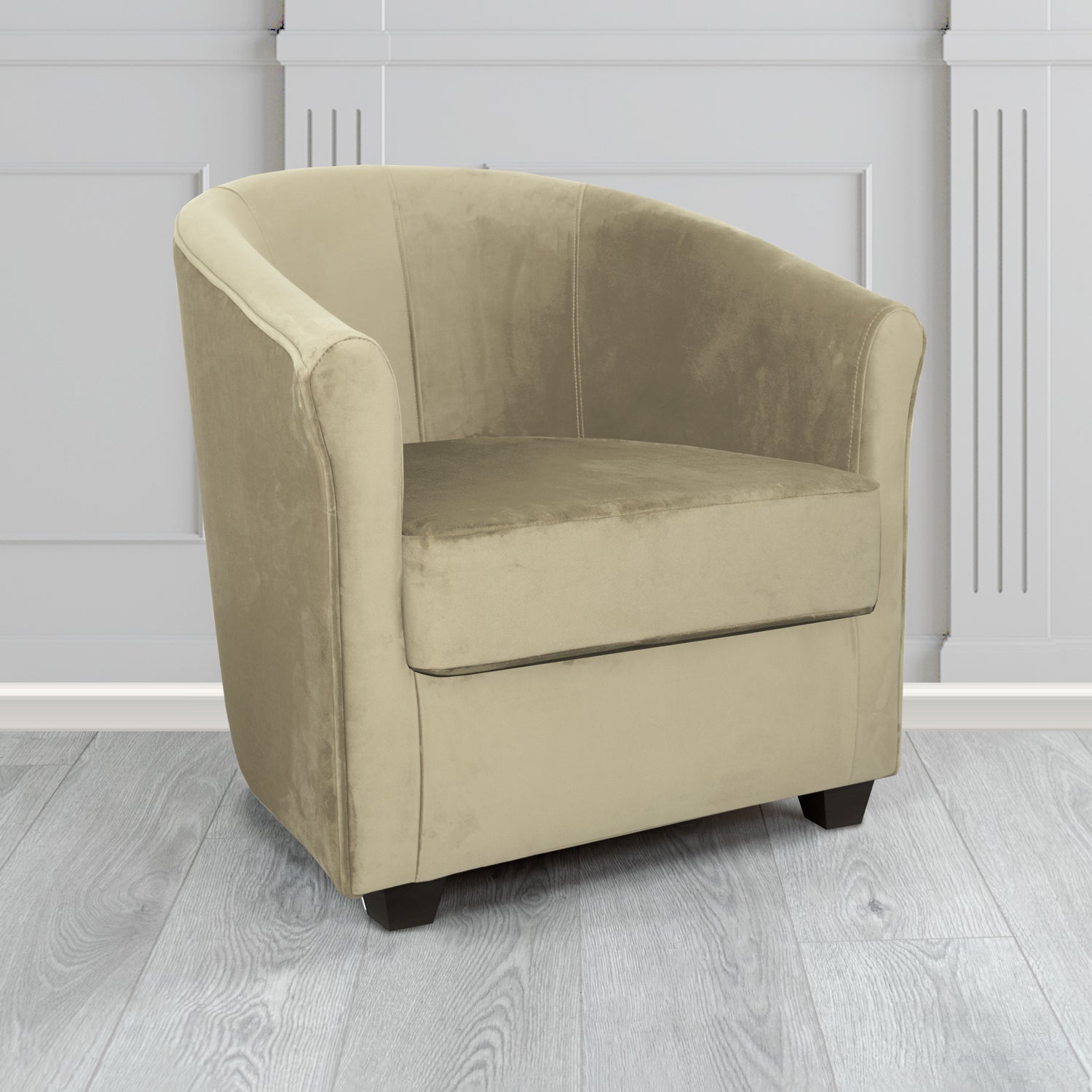 Cannes Tub Chair in Sapore Velvet Fabric