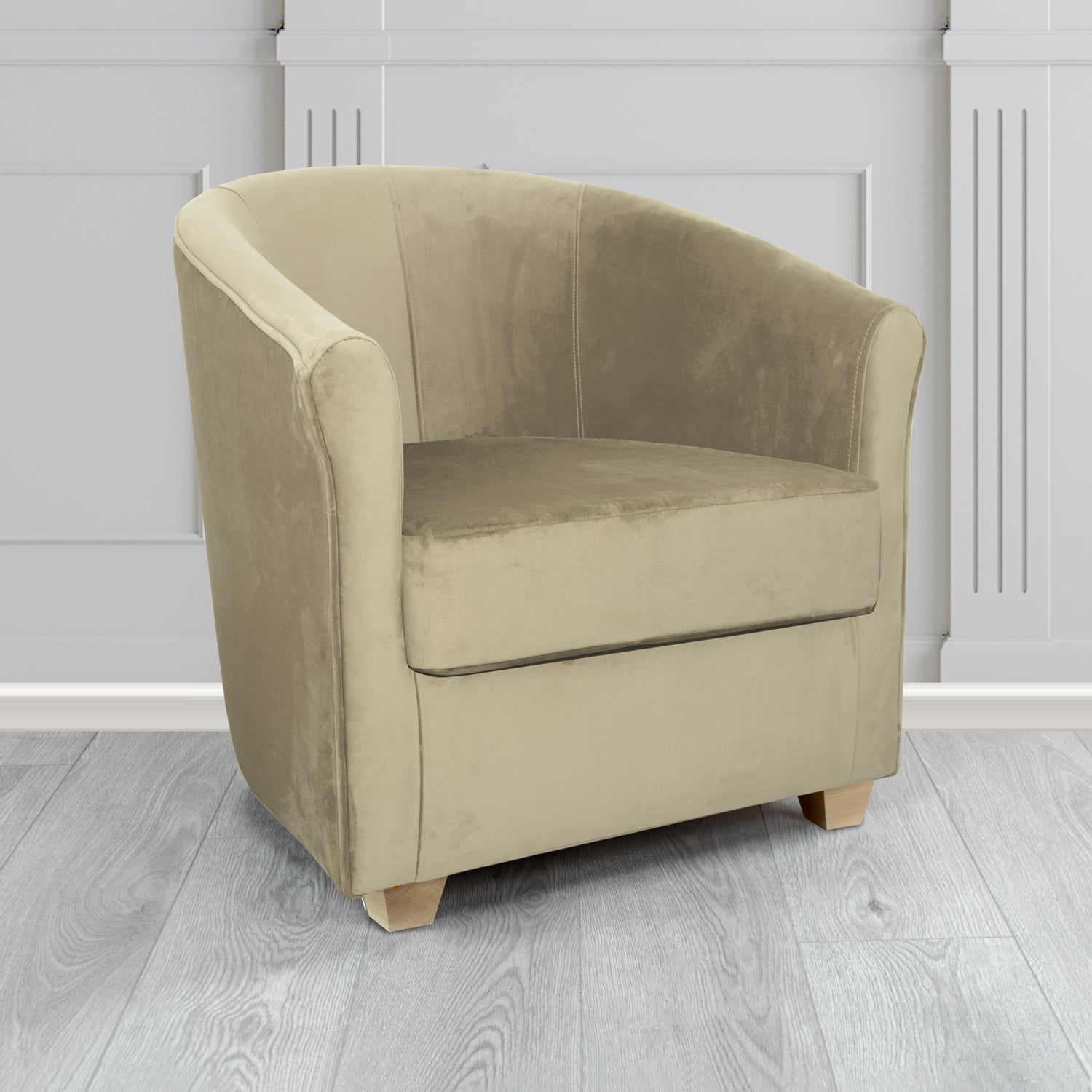 Cannes Tub Chair in Sapore Velvet Fabric