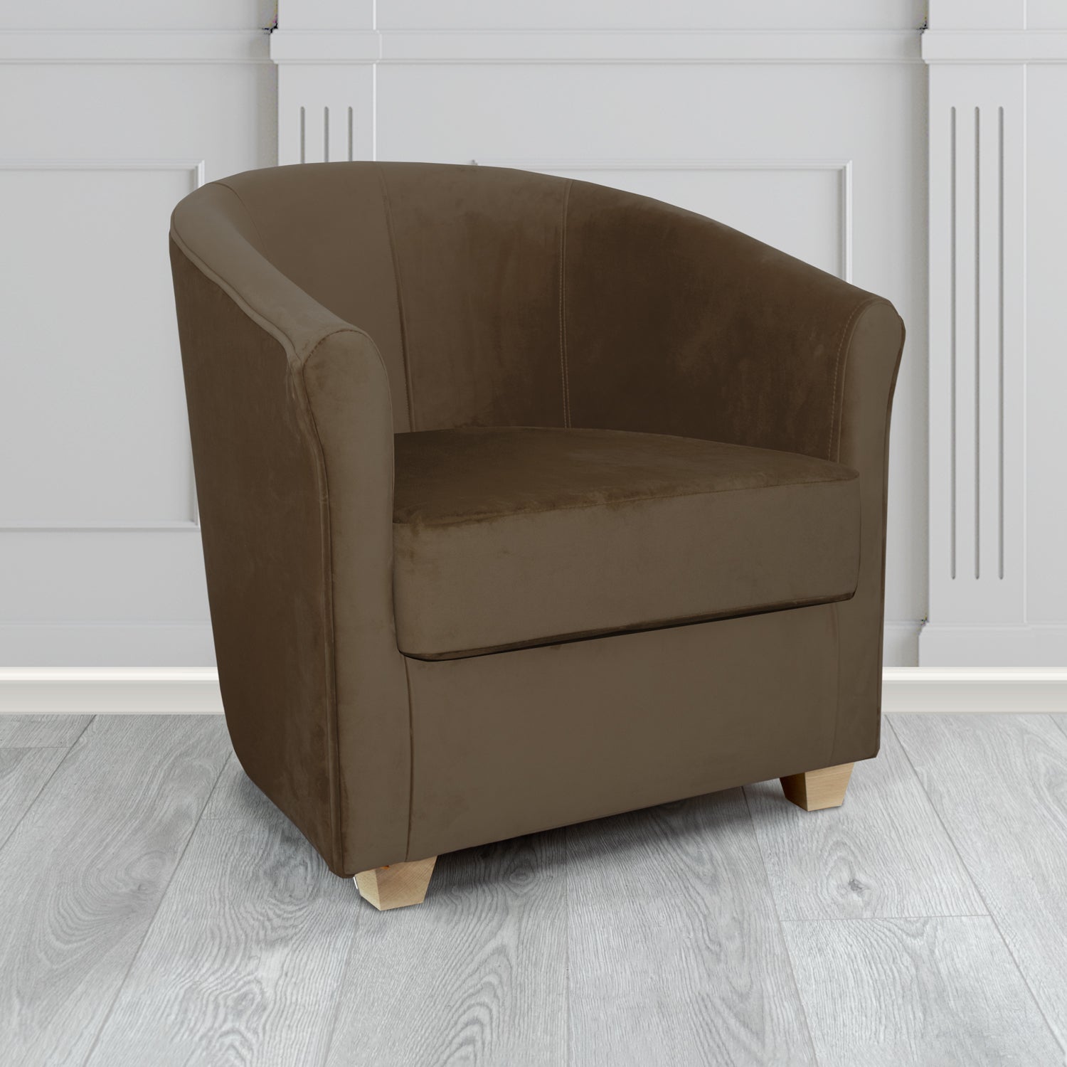 Cannes Tub Chair in Sapore Velvet Fabric