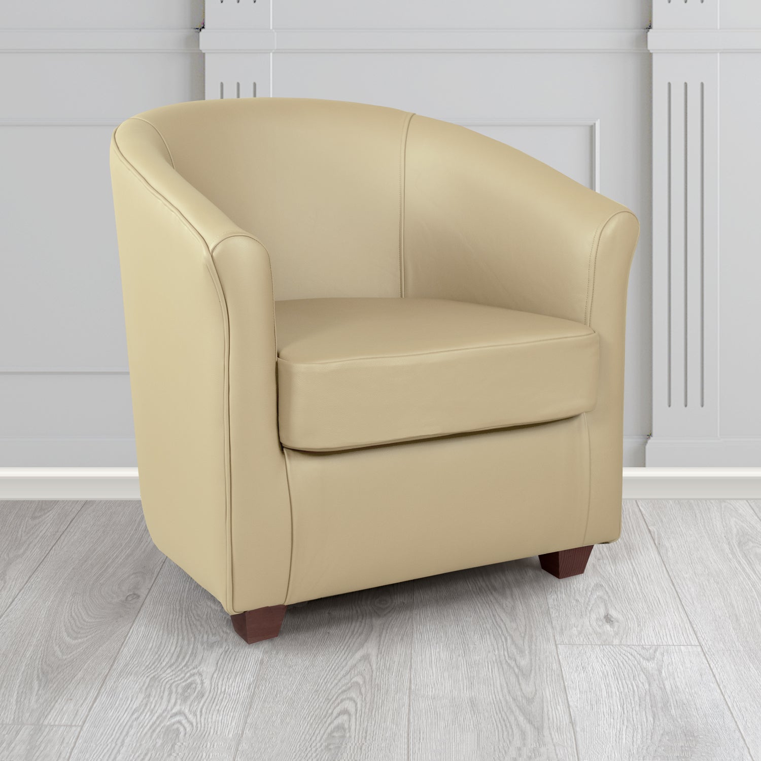 Cannes Tub Chair in Crest Leather Shelly Crib 5 Genuine Leather