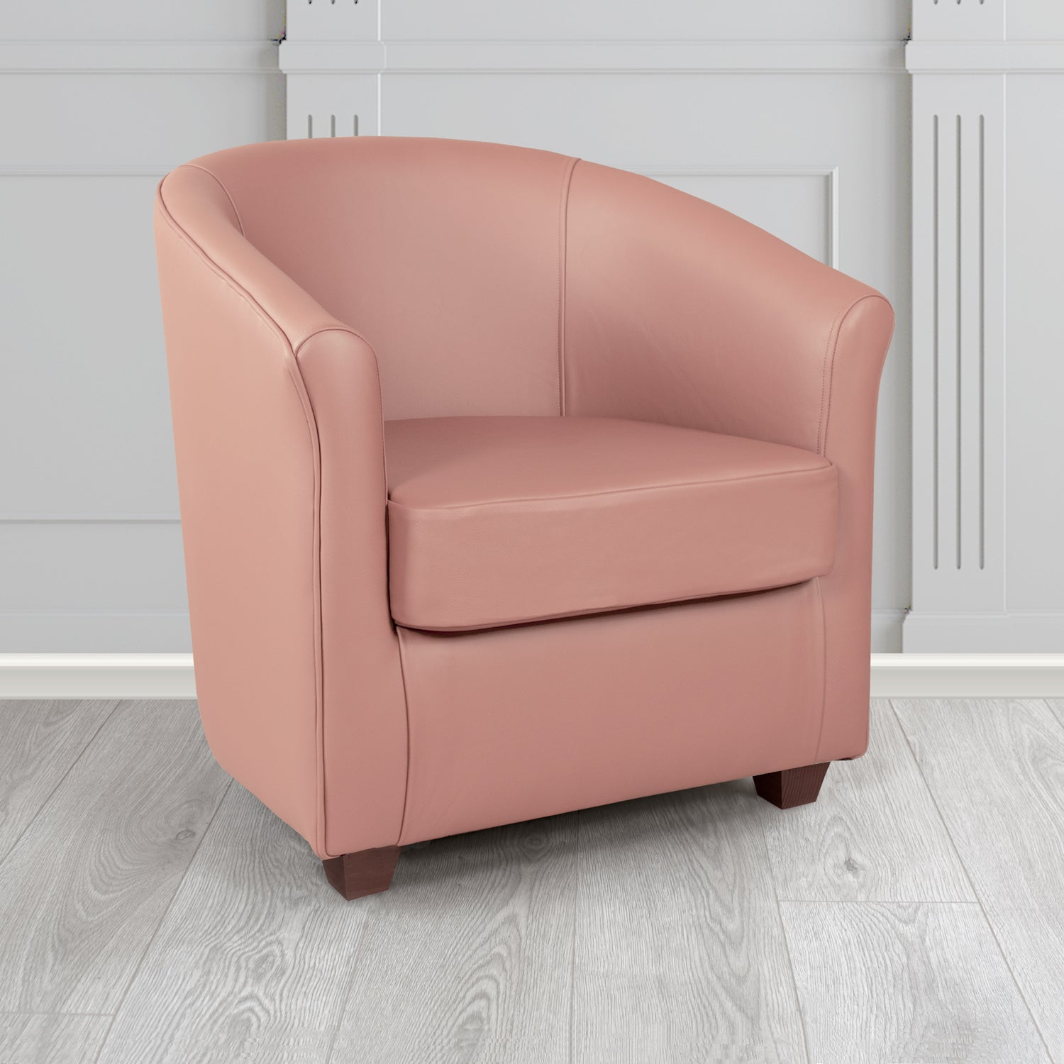 Cannes Tub Chair in Crest Leather Shelly Crib 5 Genuine Leather