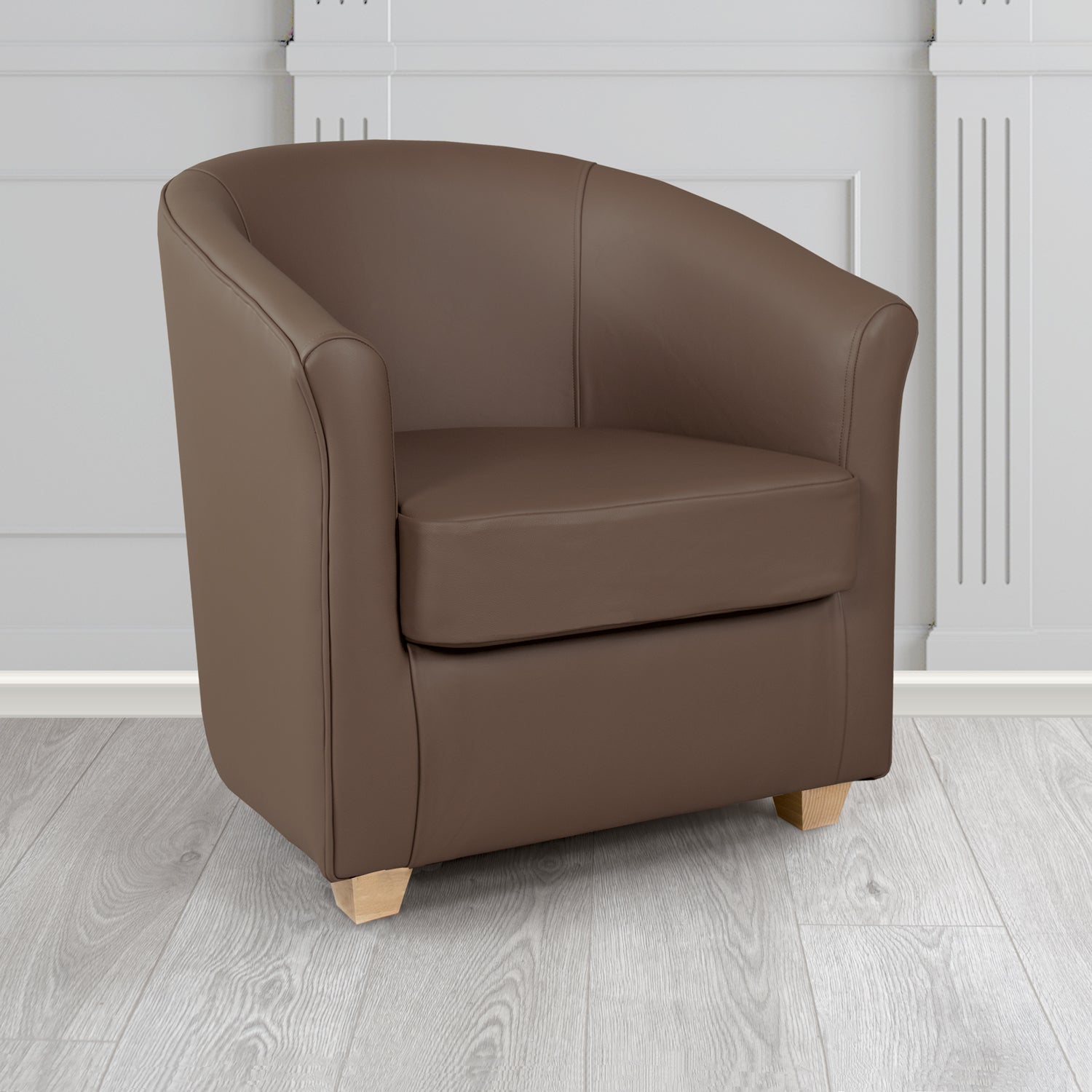 Cannes Tub Chair in Crest Leather Shelly Crib 5 Genuine Leather