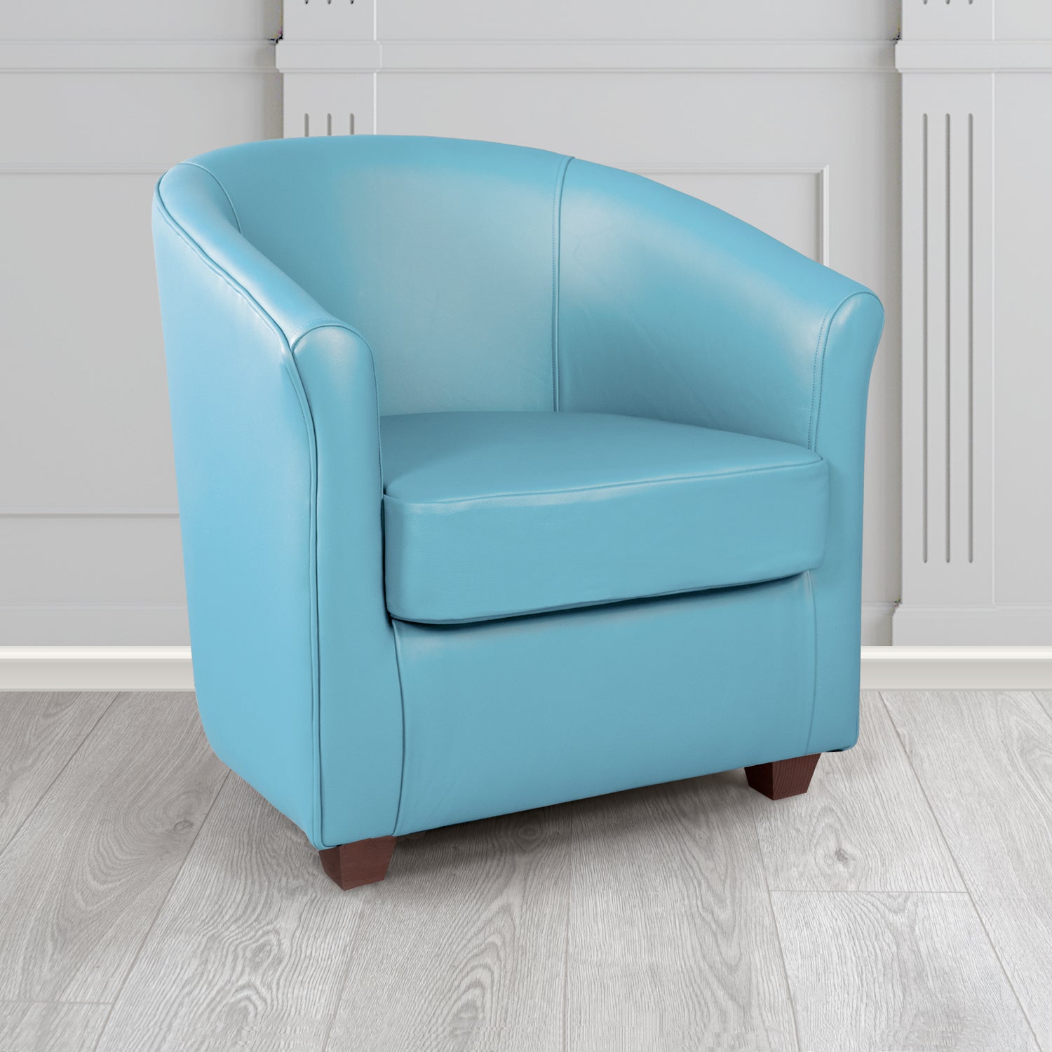 Cannes Tub Chair in Crest Leather Shelly Crib 5 Genuine Leather