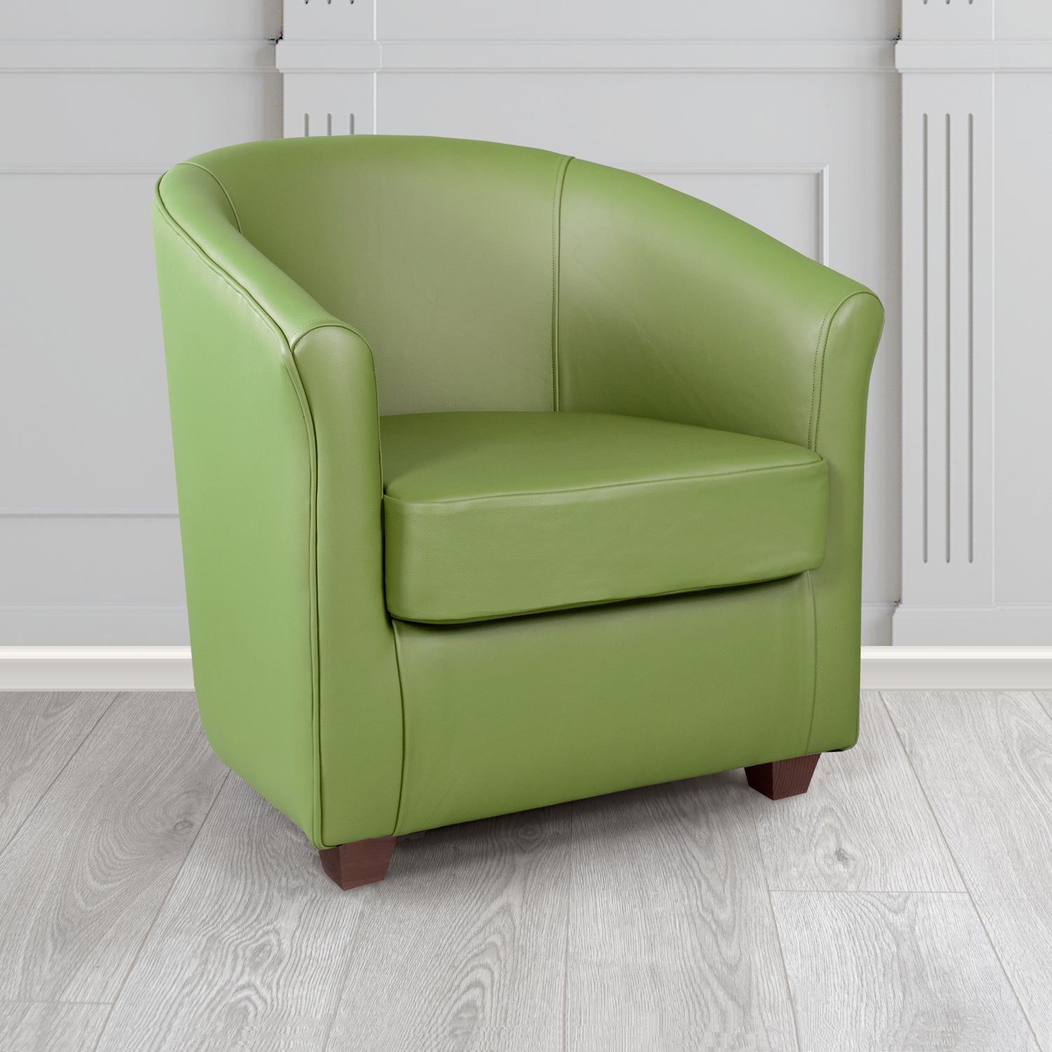 Cannes Tub Chair in Crest Leather Shelly Crib 5 Genuine Leather