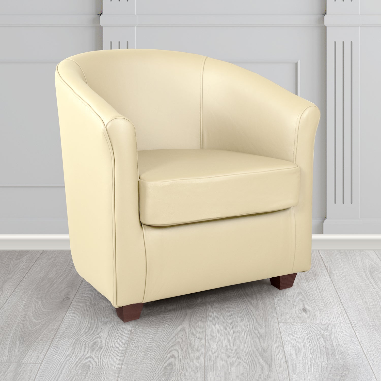 Cannes Tub Chair in Crest Leather Shelly Crib 5 Genuine Leather