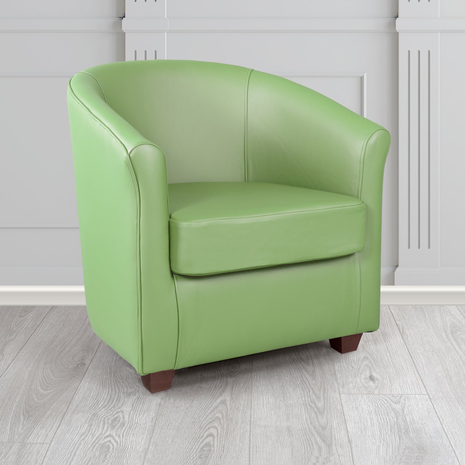Cannes Tub Chair in Crest Leather Shelly Crib 5 Genuine Leather