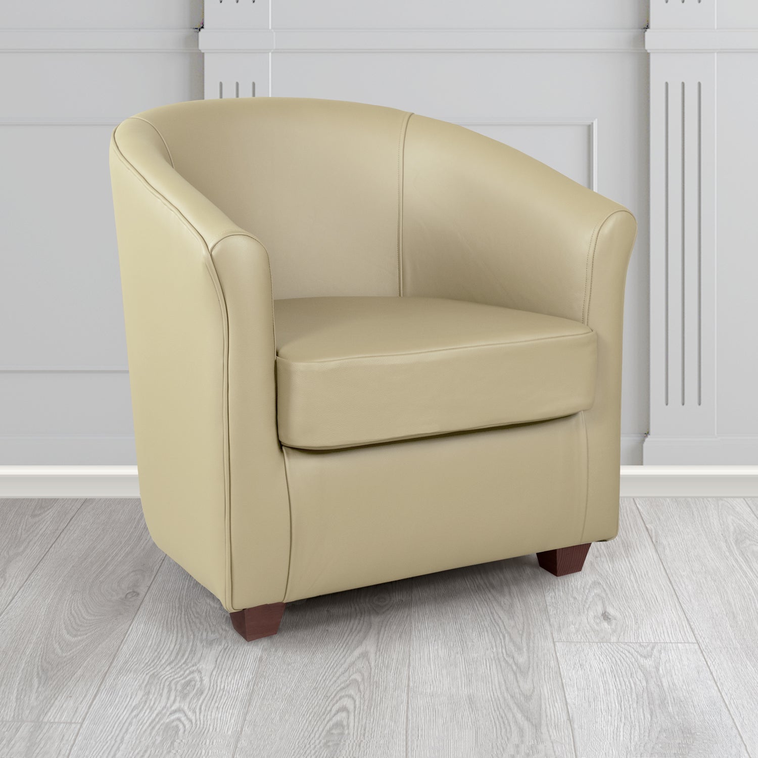 Cannes Tub Chair in Crest Leather Shelly Crib 5 Genuine Leather