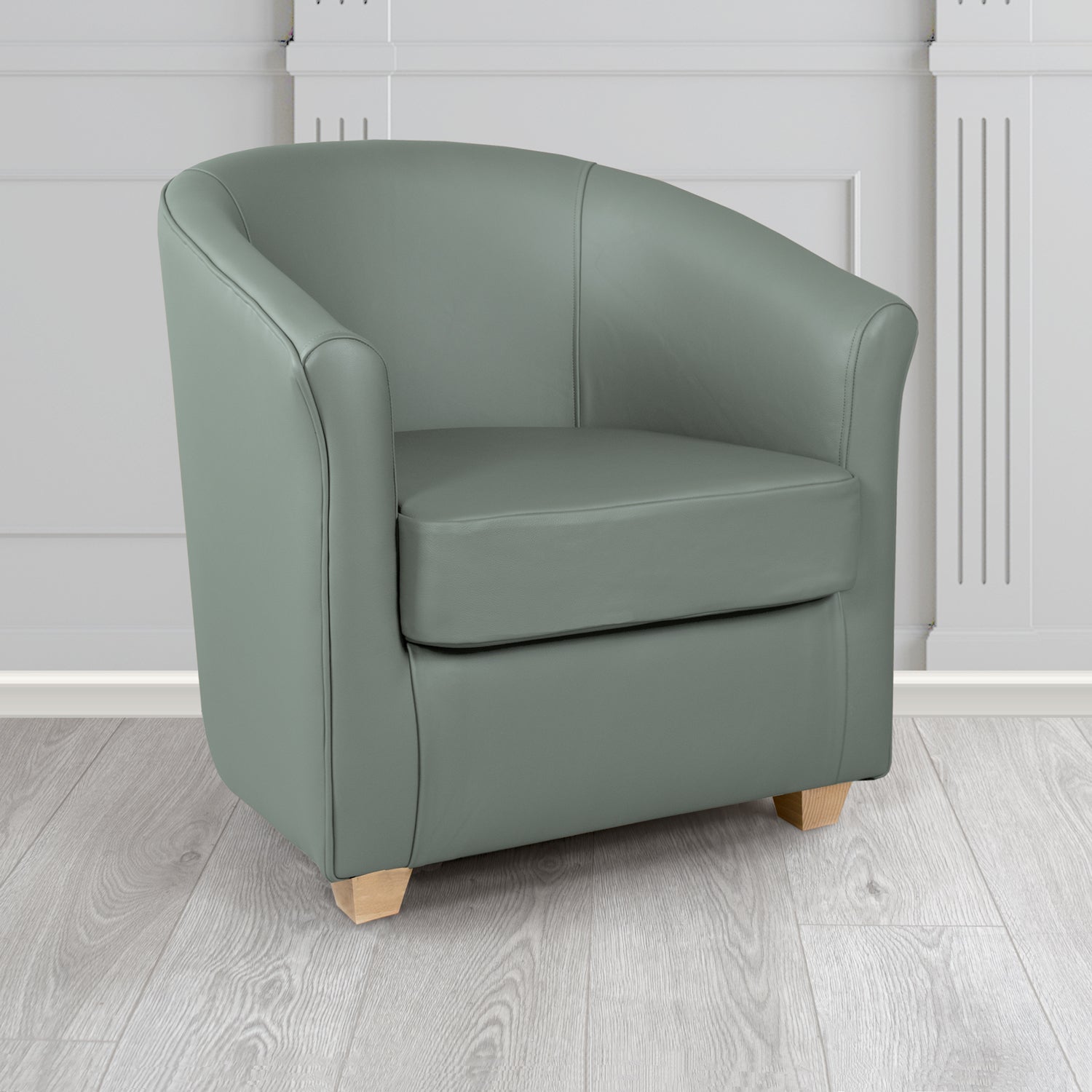 Cannes Tub Chair in Crest Leather Shelly Crib 5 Genuine Leather