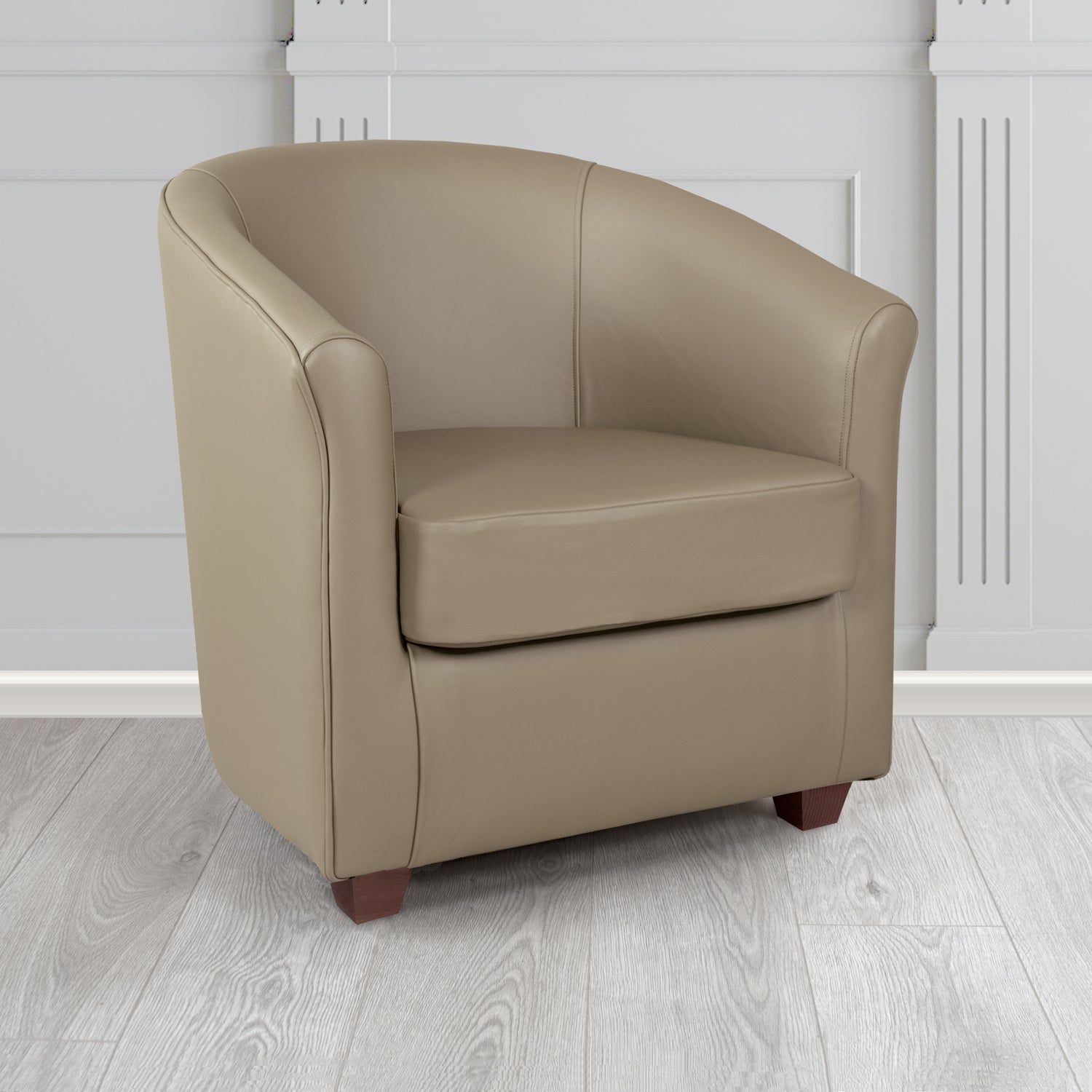 Cannes Tub Chair in Crest Leather Shelly Crib 5 Genuine Leather