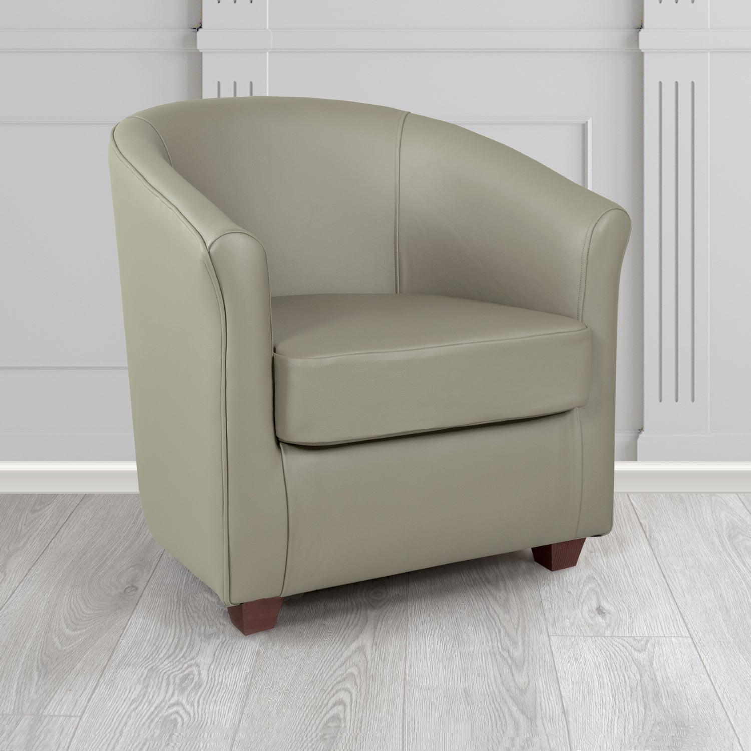 Cannes Tub Chair in Crest Leather Shelly Crib 5 Genuine Leather