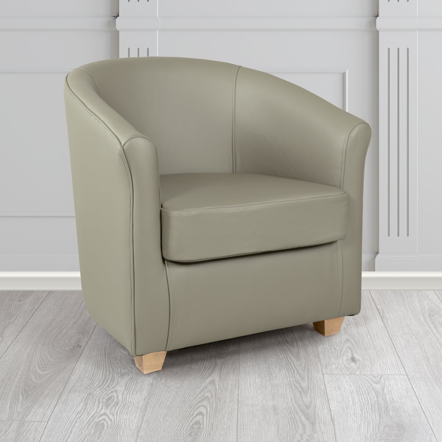 Cannes Tub Chair in Crest Leather Shelly Crib 5 Genuine Leather