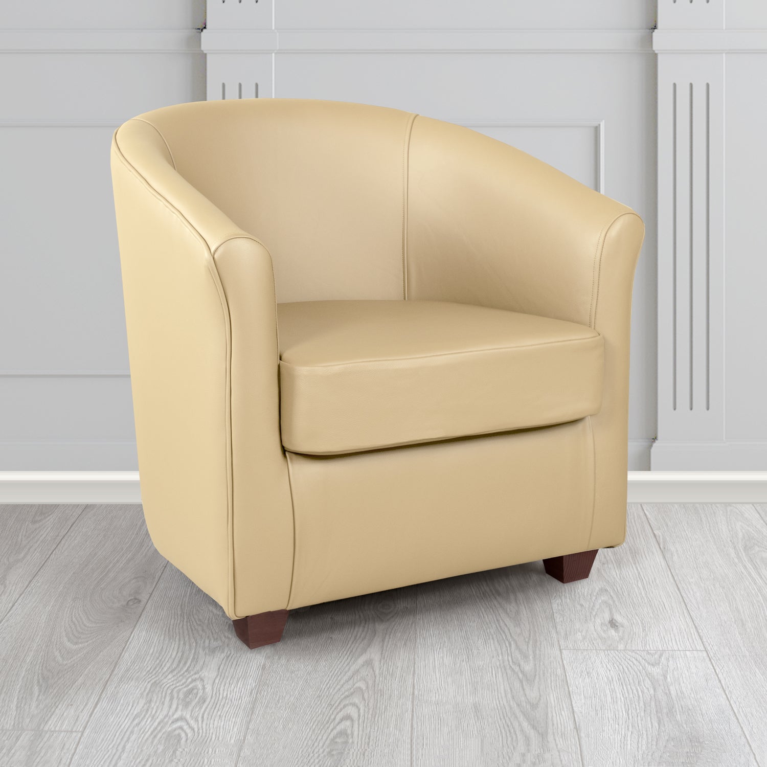 Cannes Tub Chair in Crest Leather Shelly Crib 5 Genuine Leather