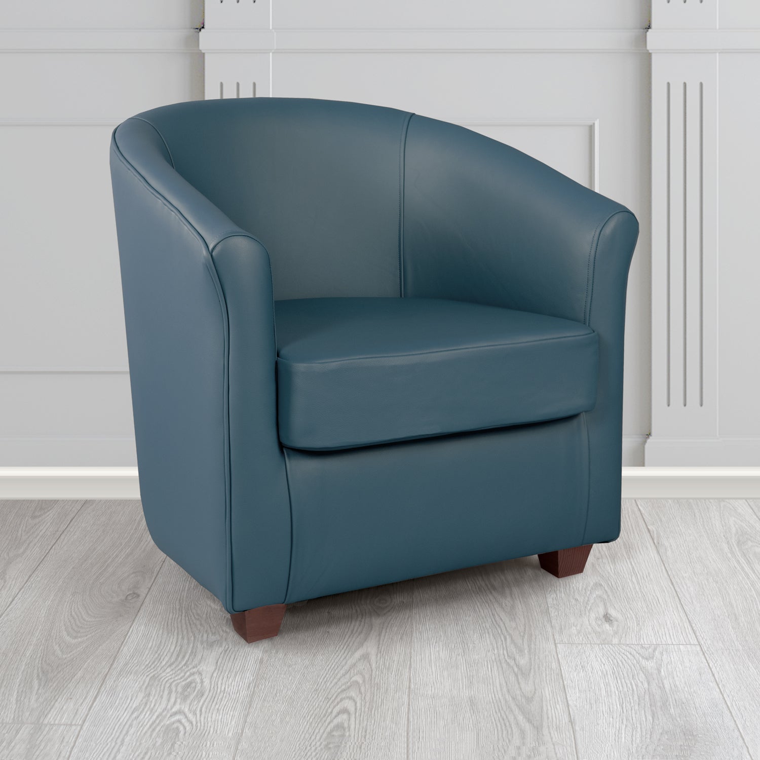 Cannes Tub Chair in Crest Leather Shelly Crib 5 Genuine Leather