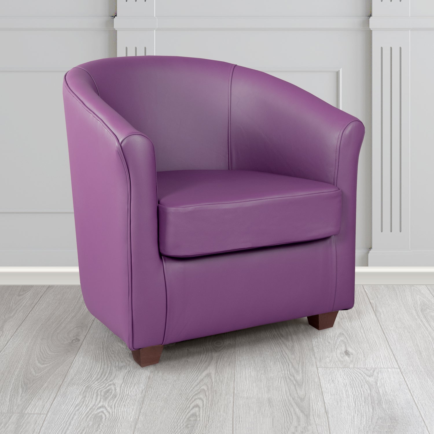 Cannes Tub Chair in Crest Leather Shelly Crib 5 Genuine Leather