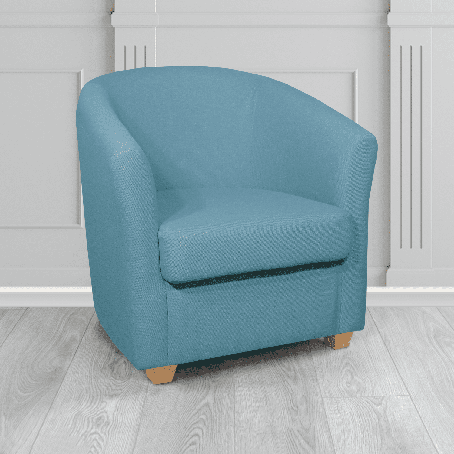 Cannes Tub Chair in Mainline Plus Wedgwood IF027 Crib 5 Fabric