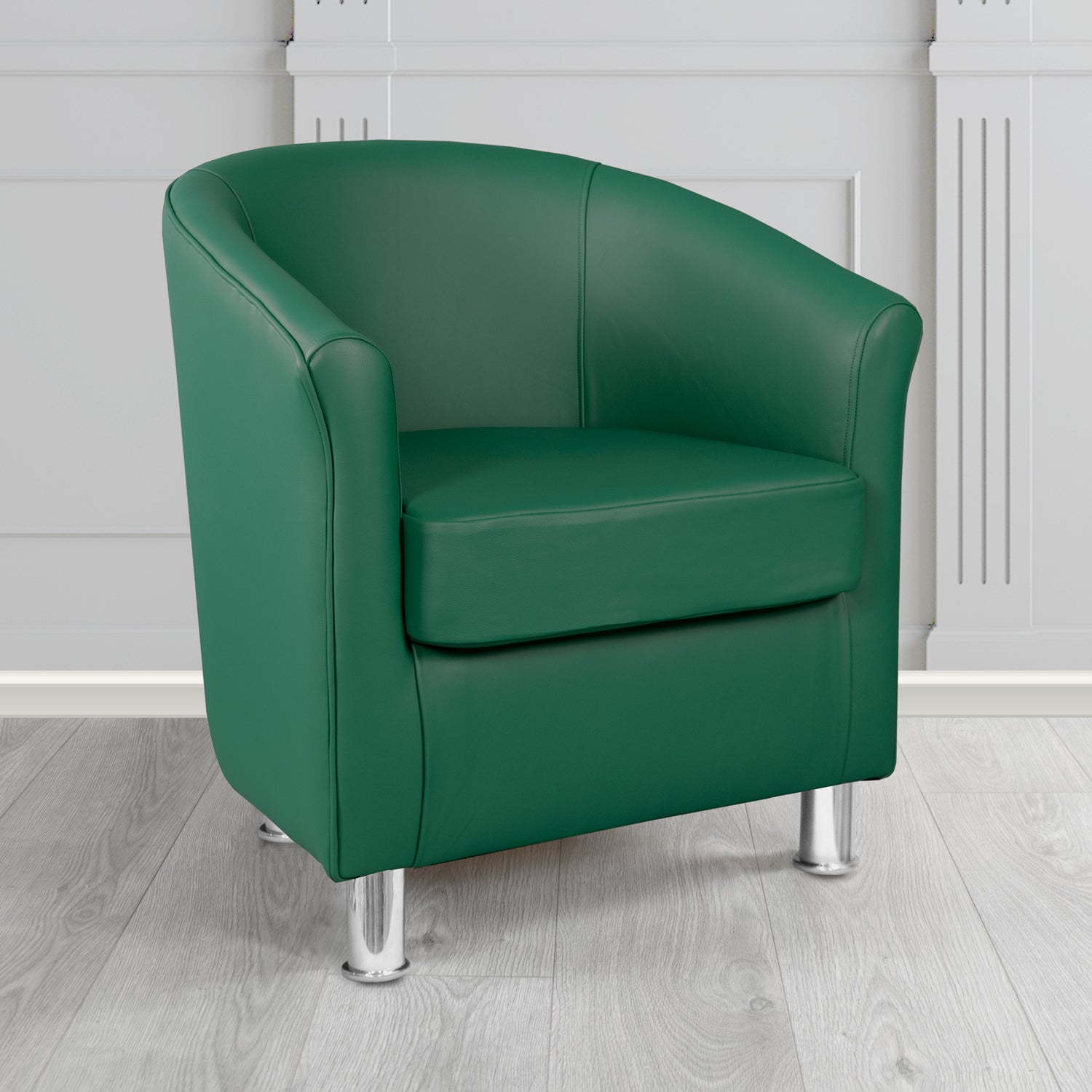 Como Tub Chair in Maximo Antimicrobial Crib 5 Contract Faux Leather