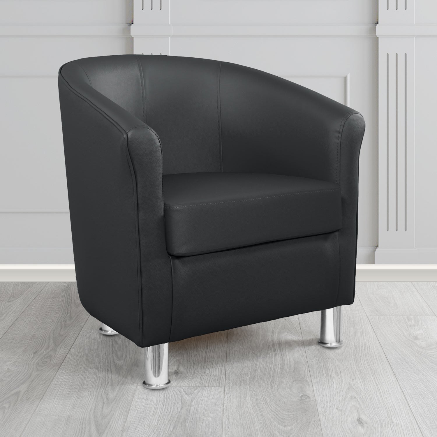 Como Tub Chair in Memphis Antimicrobial Crib 5 Contract Faux Leather