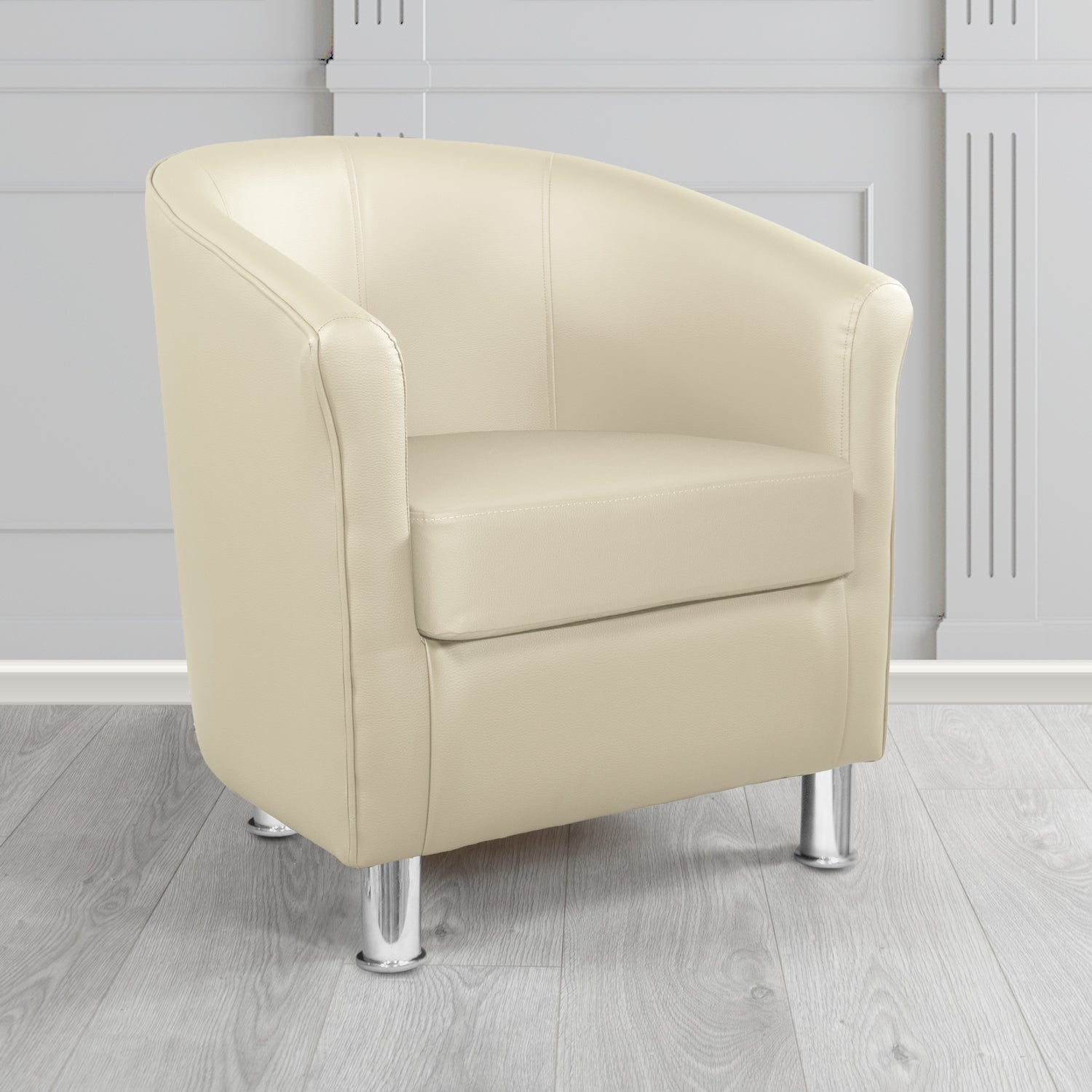 Como Tub Chair in Memphis Antimicrobial Crib 5 Contract Faux Leather