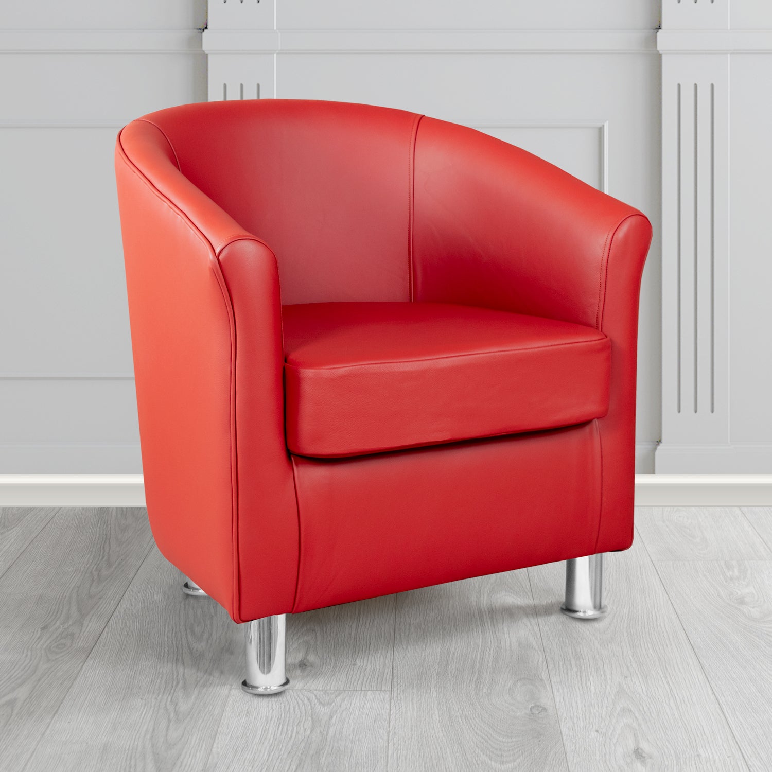 Como Tub Chair in Crest Leather Vele Crib 5 Genuine Leather