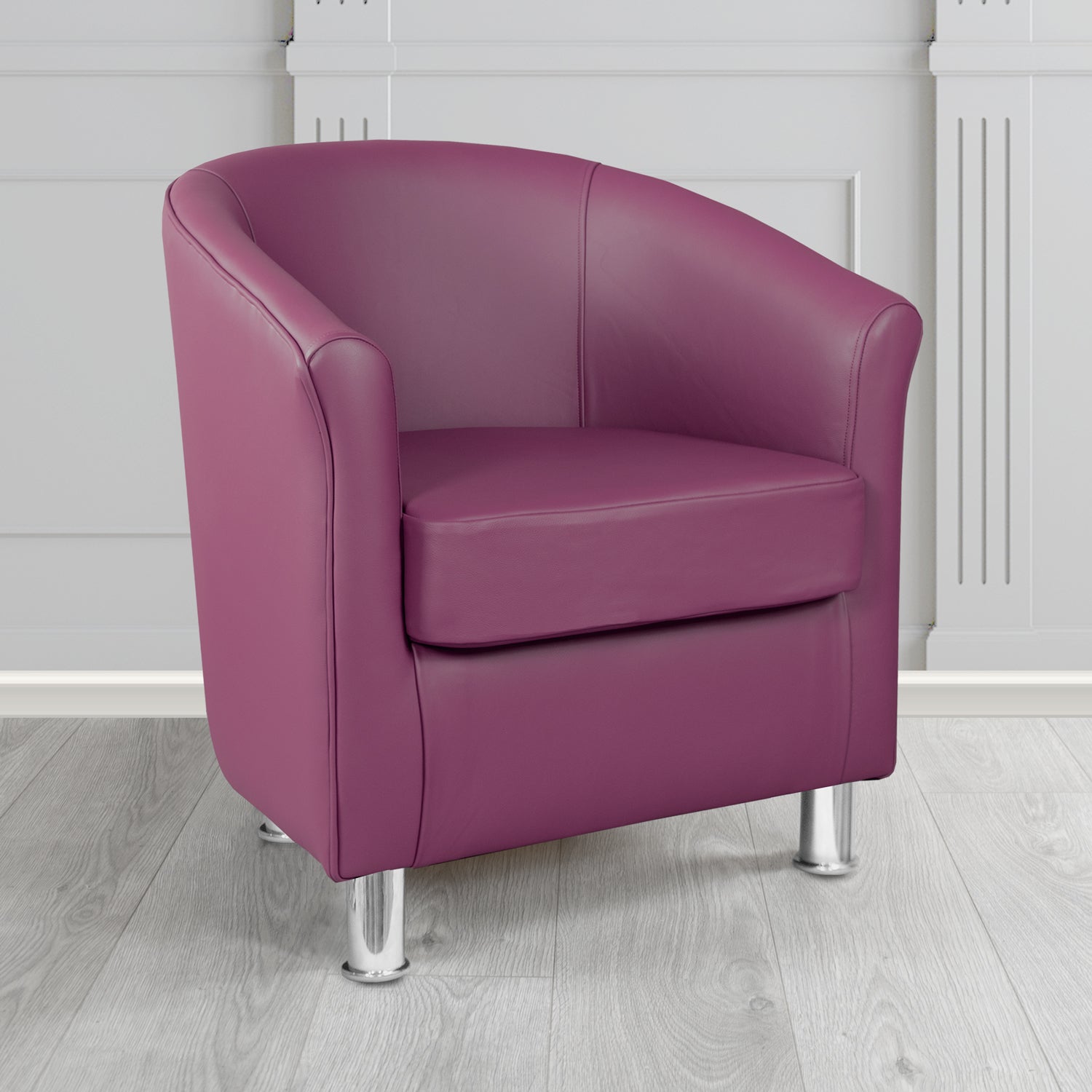 Como Tub Chair in Crest Leather Vele Crib 5 Genuine Leather