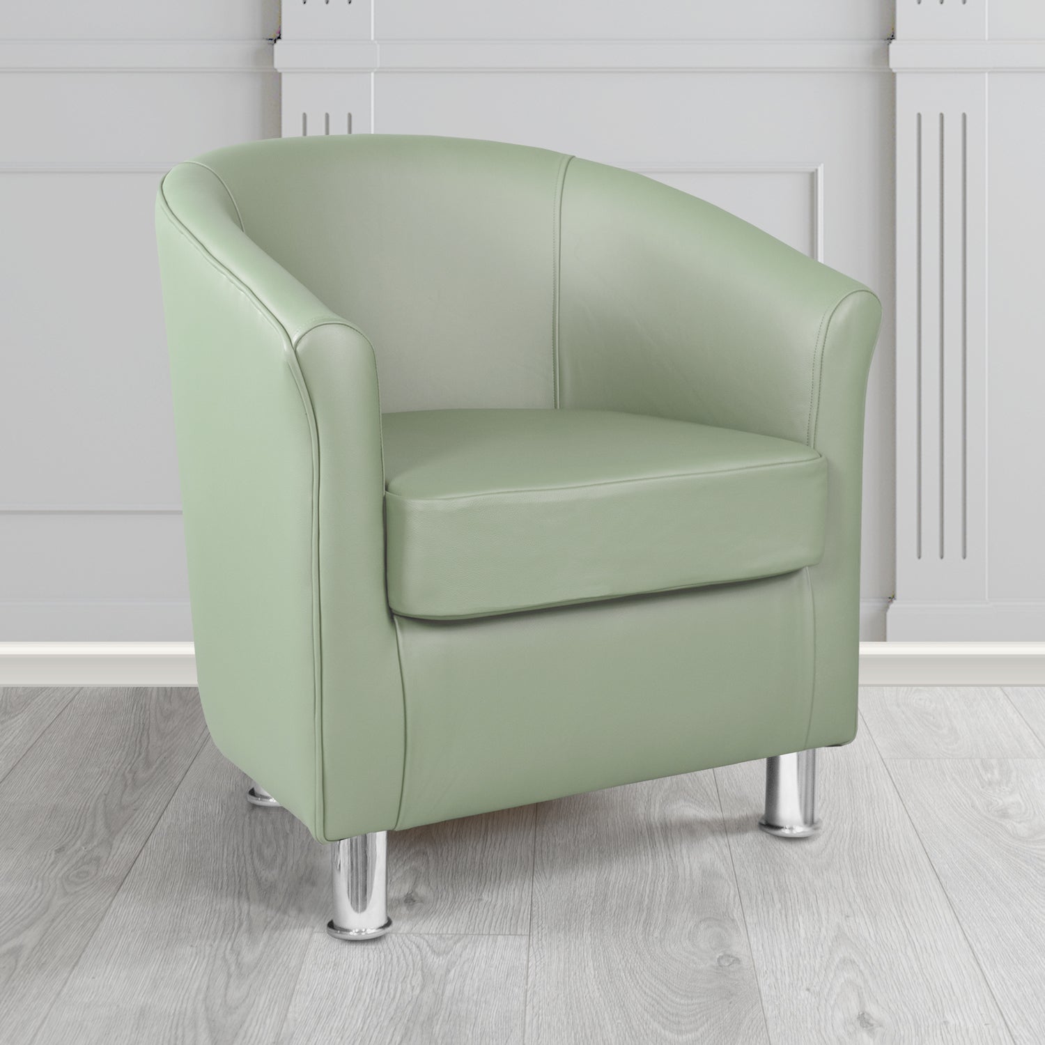 Como Tub Chair in Crest Leather Vele Crib 5 Genuine Leather