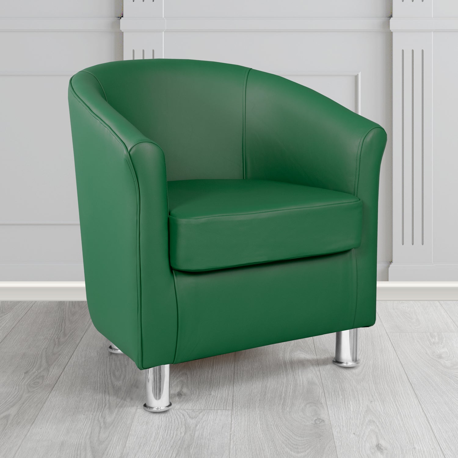 Como Tub Chair in Crest Leather Vele Crib 5 Genuine Leather