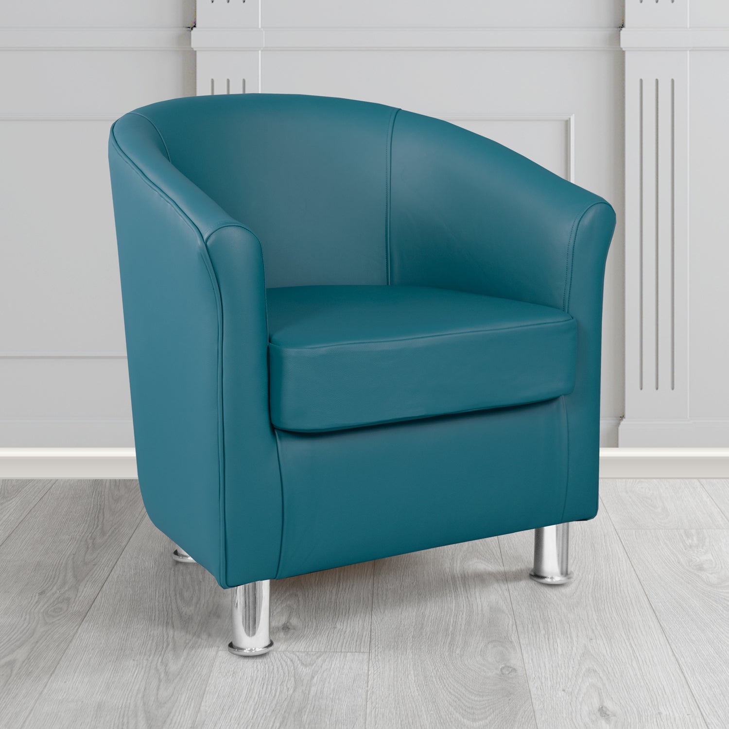 Como Tub Chair in Crest Leather Vele Crib 5 Genuine Leather