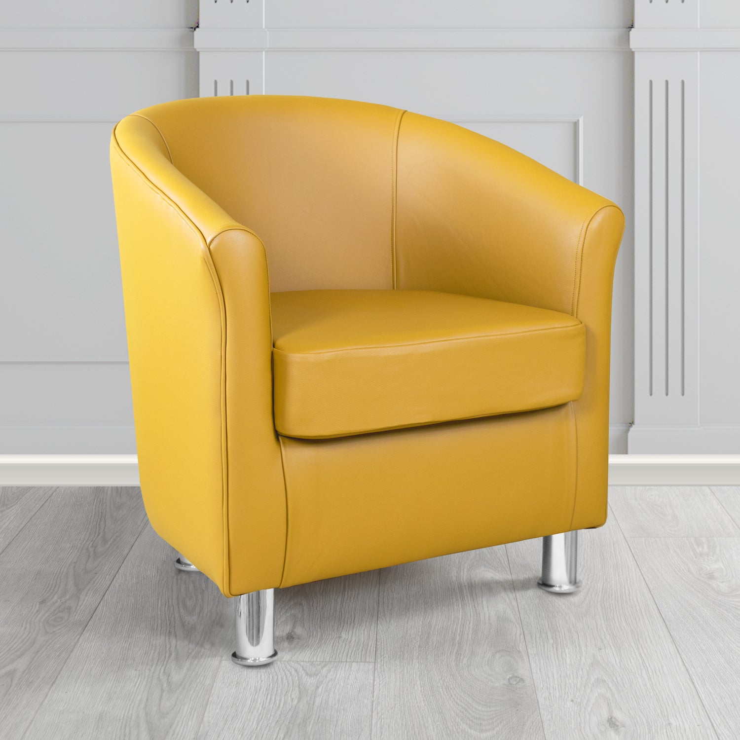 Como Tub Chair in Crest Leather Vele Crib 5 Genuine Leather